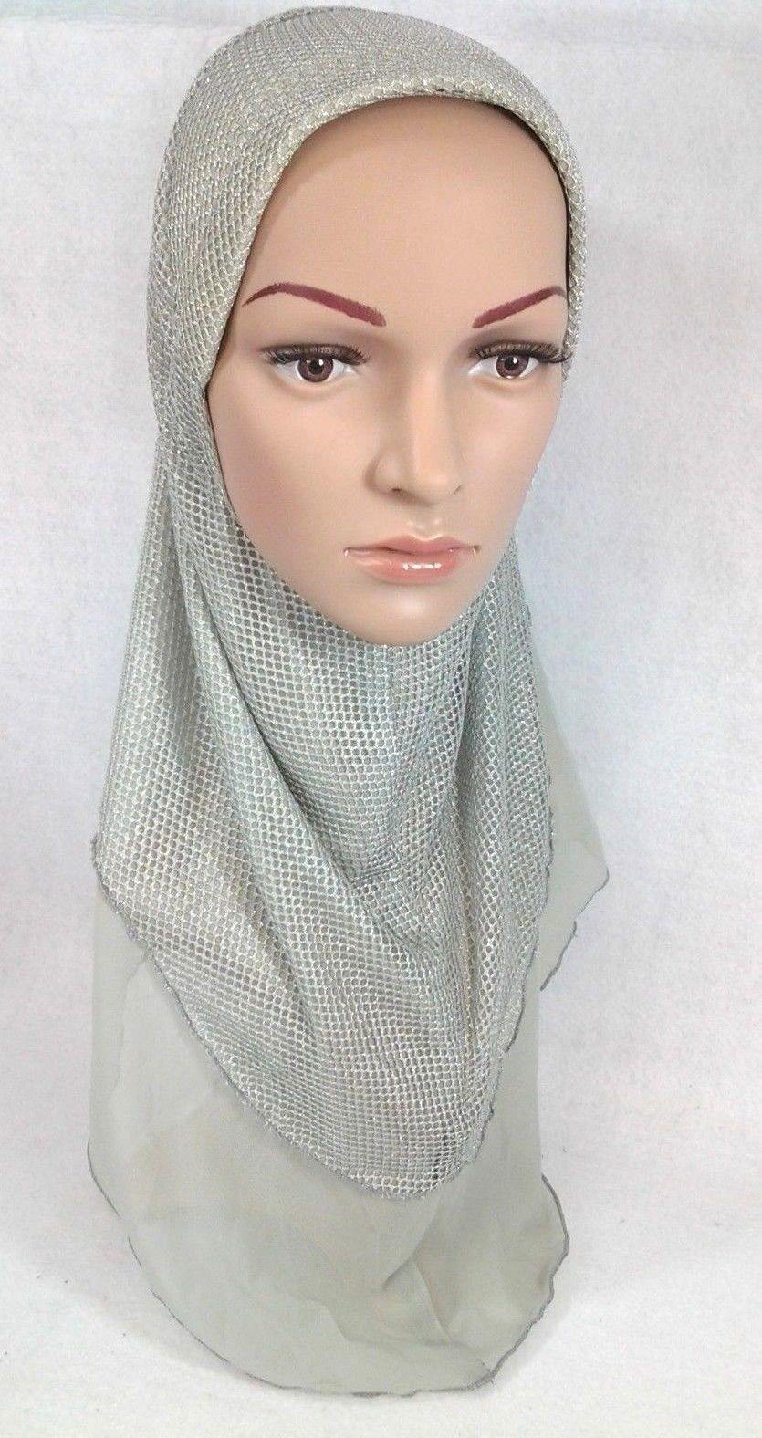 Muslim Hijab Islamic Soft Mesh Hijab/MaxiScarf/ Wrap/Shawl/Slip-on