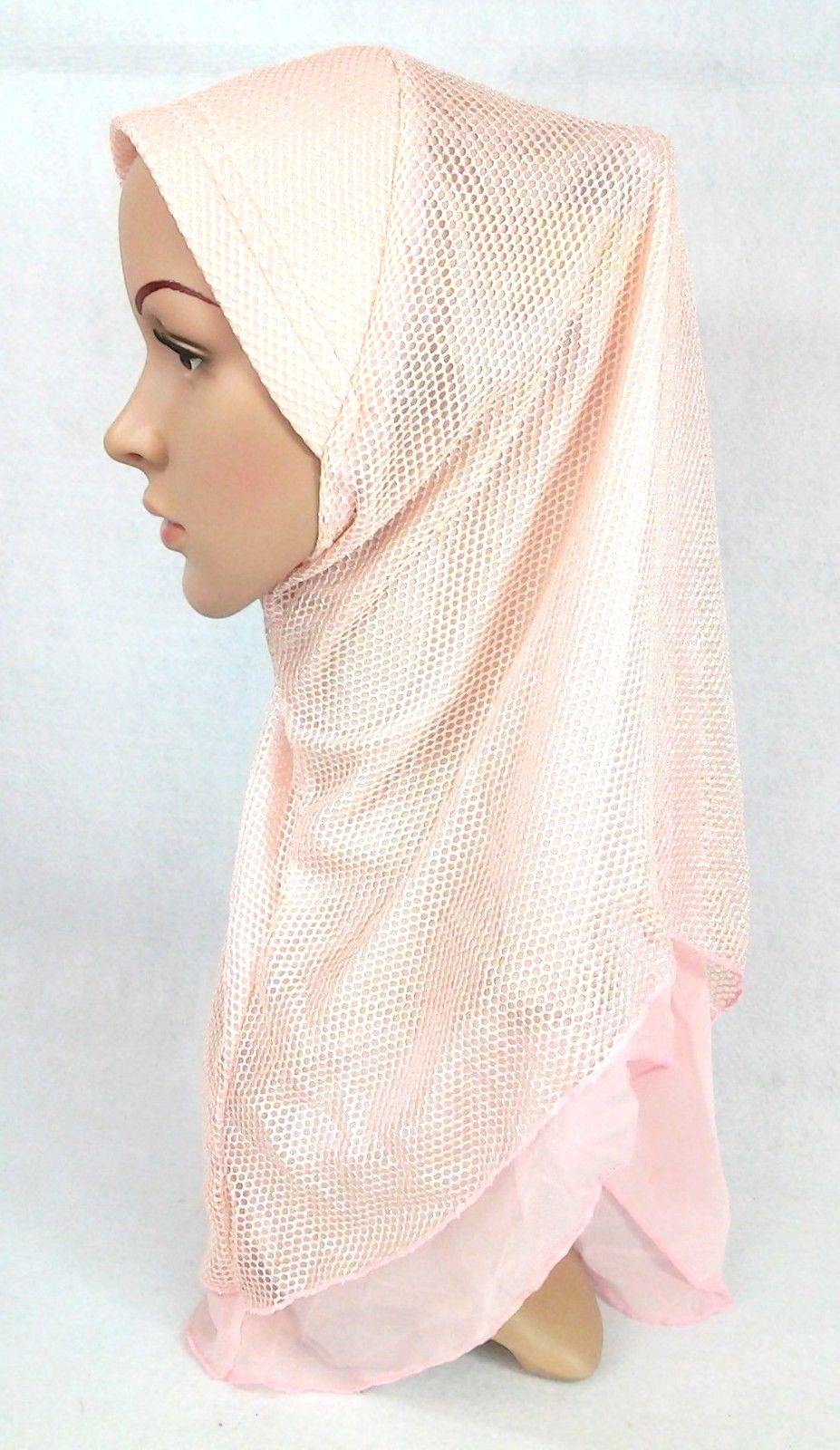 Muslim Hijab Islamic Soft Mesh Hijab/MaxiScarf/ Wrap/Shawl/Slip-on