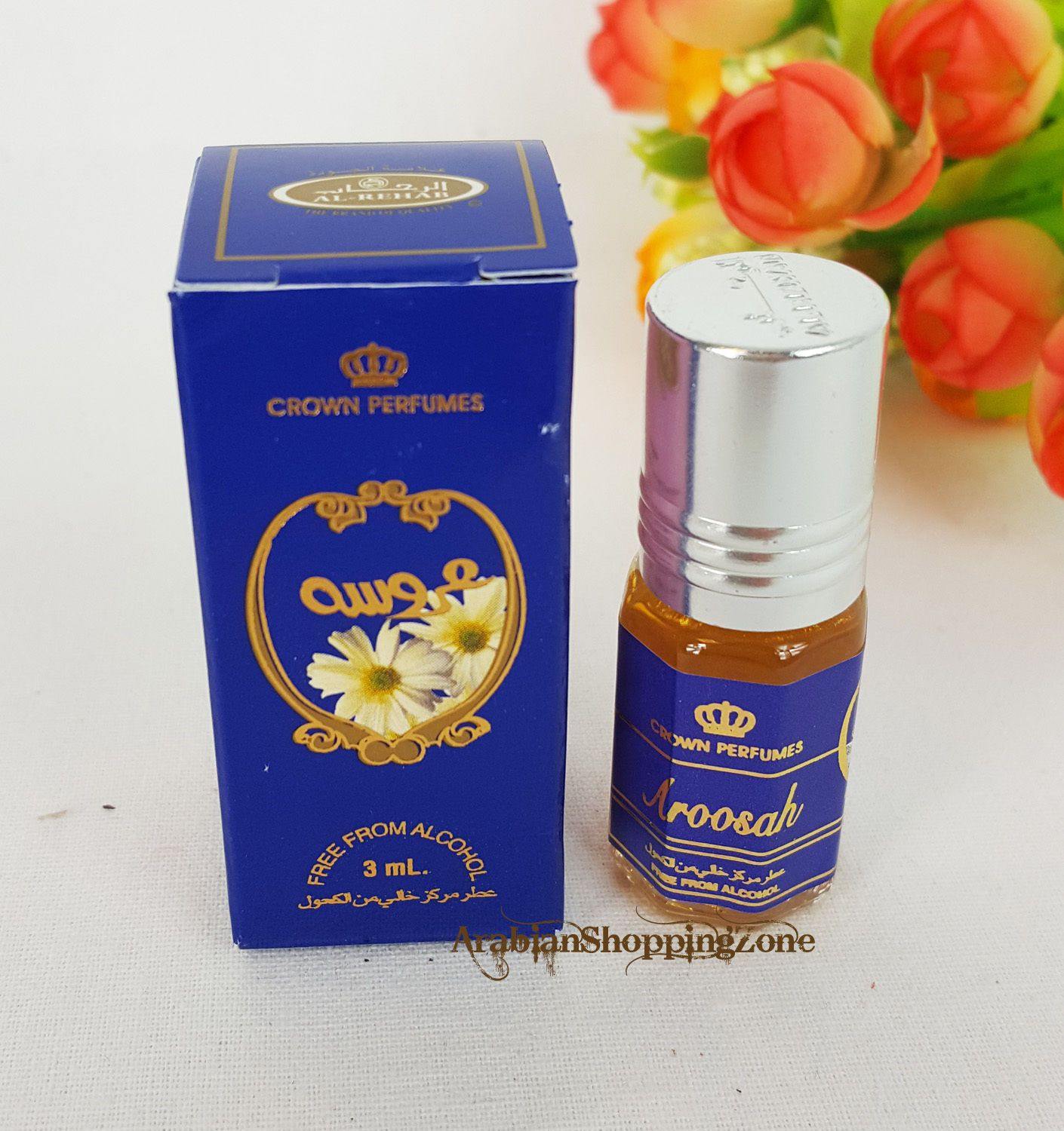 3 PCS AL Rehab Perfumes Concentrated Oil Attar Parfume 3ml  (3 Bottles)