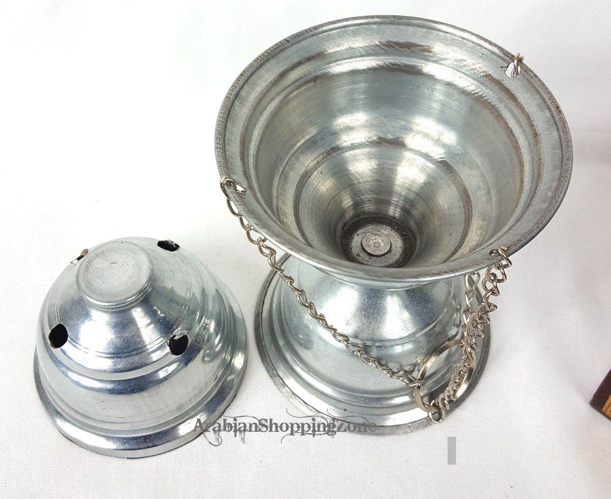 Stainless Steel Bakhoor Incense fragrance Bakhur oil oud Burner Mabkhara