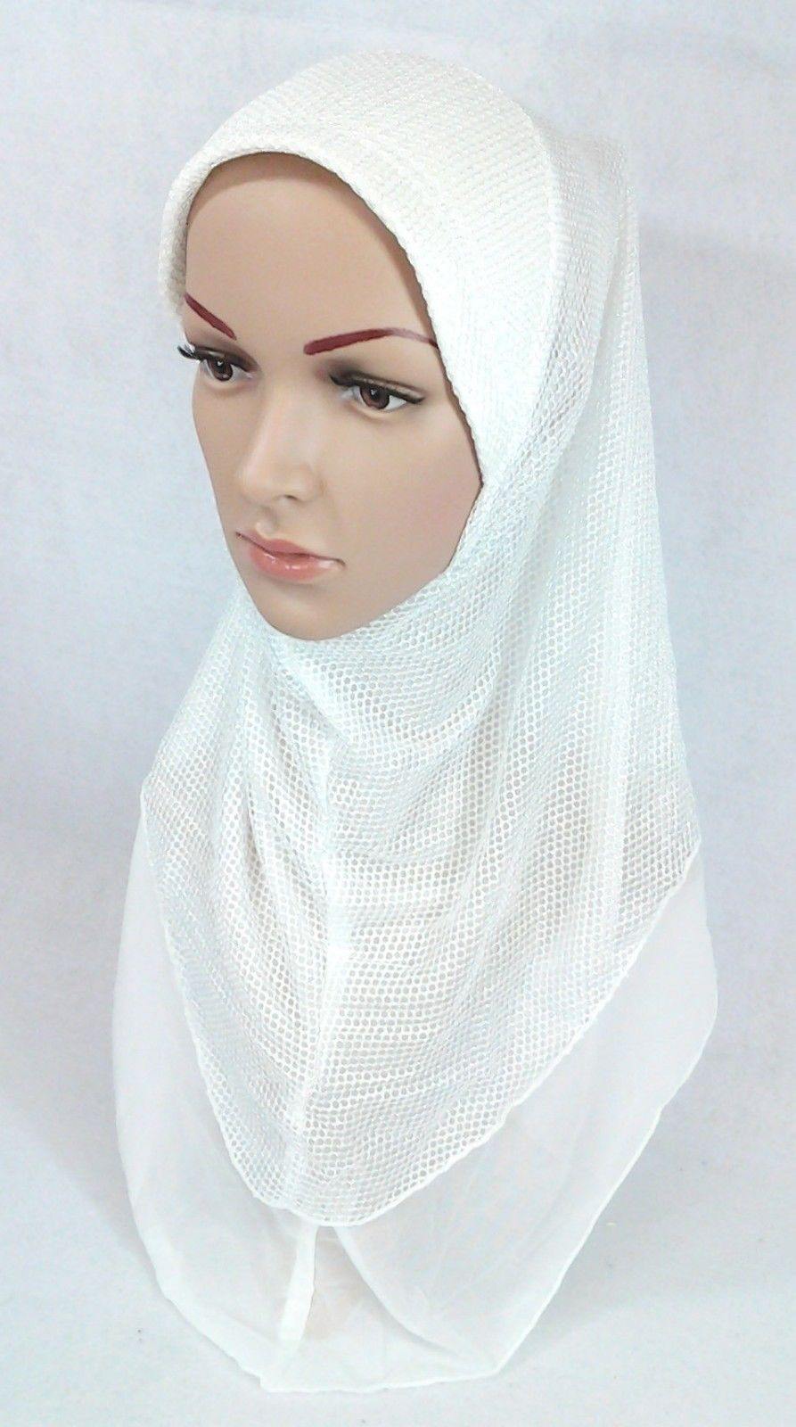 Muslim Hijab Islamic Soft Mesh Hijab/MaxiScarf/ Wrap/Shawl/Slip-on