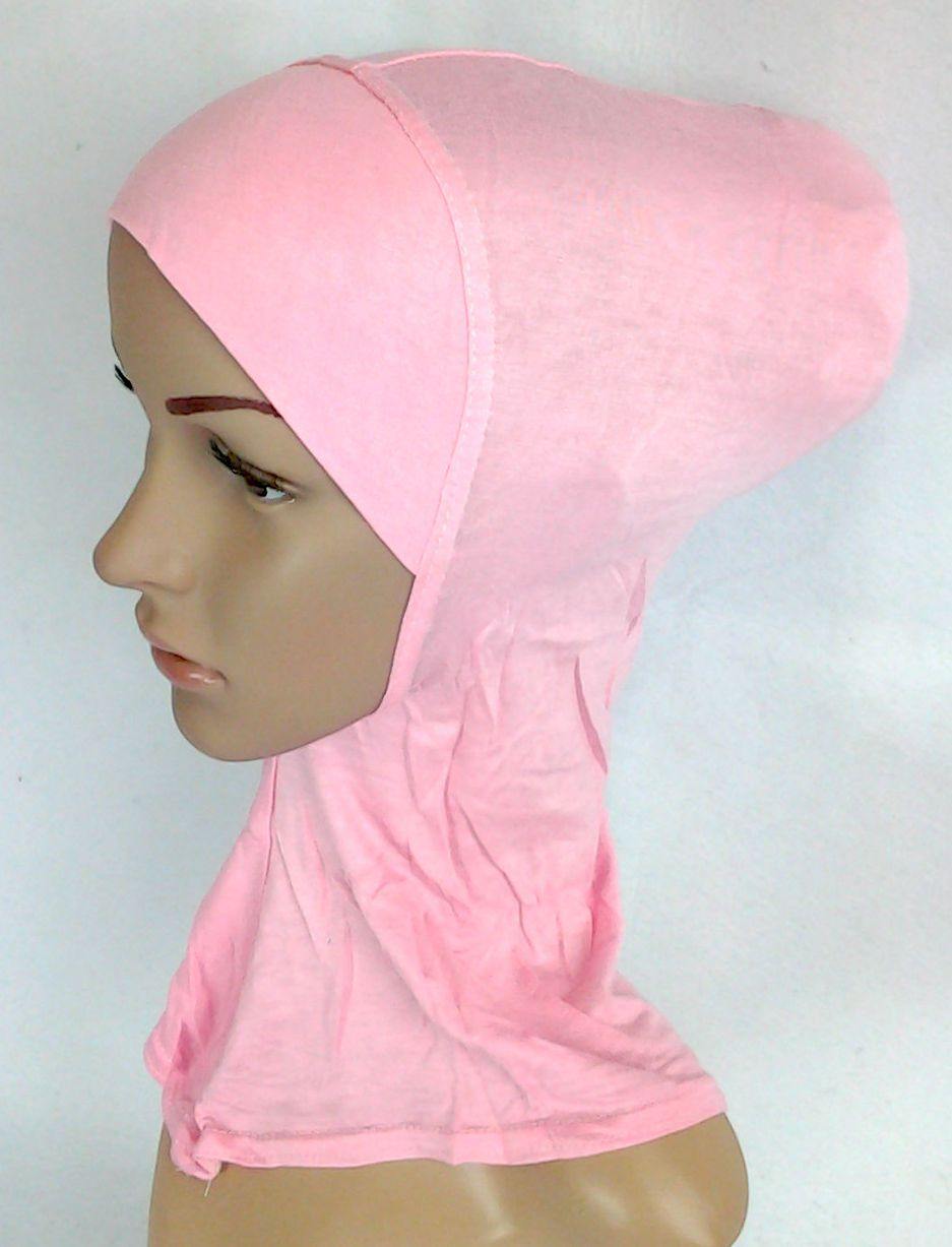 Women's Under Scarf Hat Cap Bone Bonnet Hijab Islamic Neck Cover Muslim