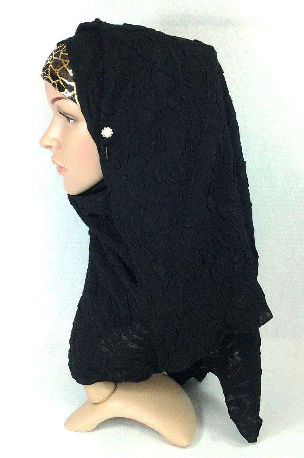 Muslim Hijab Islamic Scarf Shawls Arab Headwear