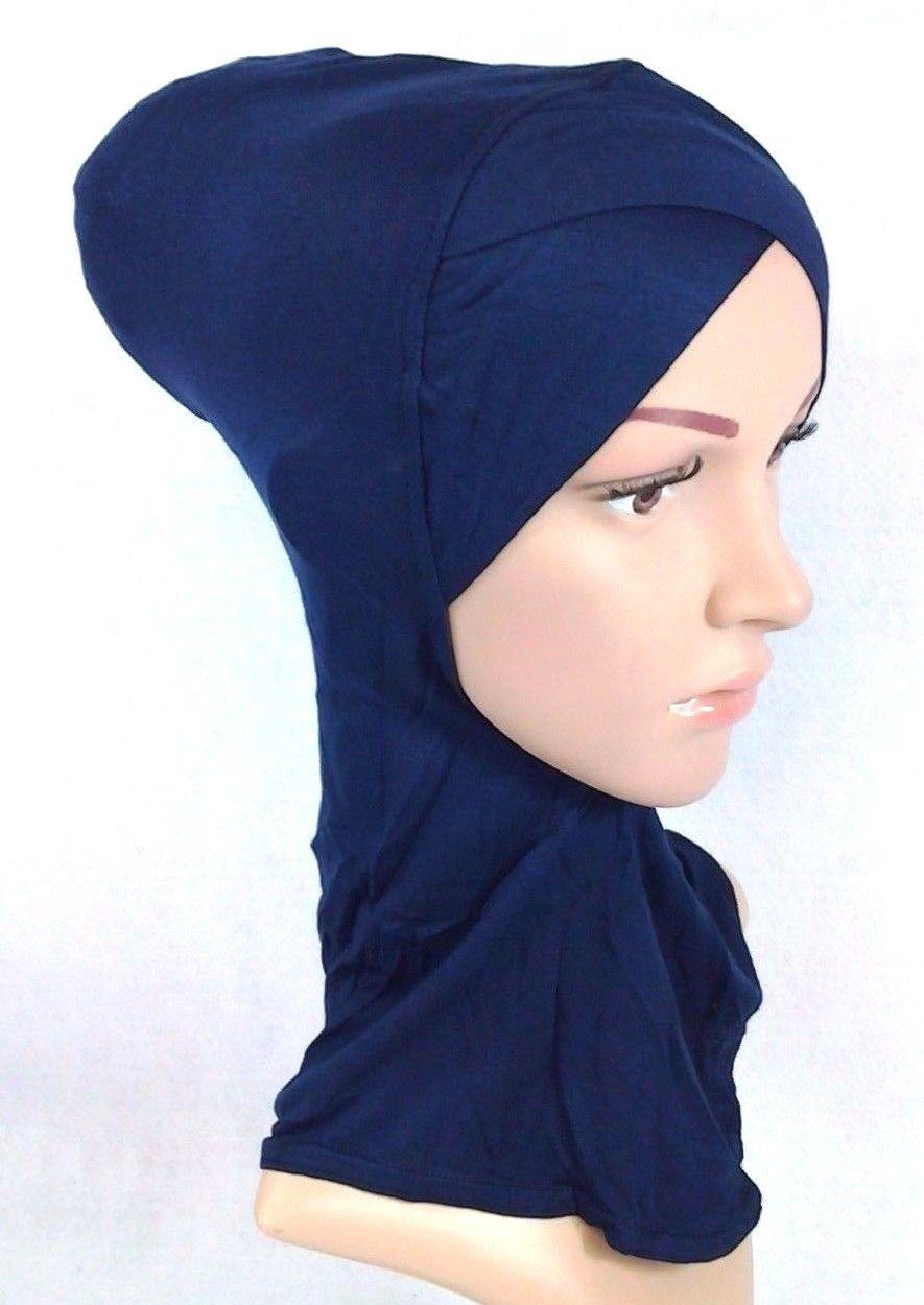 Fashion Cotton Muslim InnerHijab Cap NEW Cross-Forehead Islamic Underscarf/Hijab