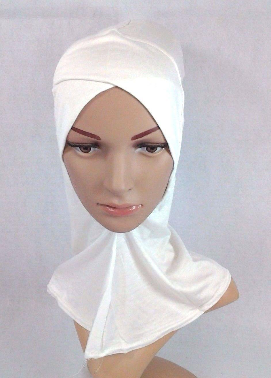 Fashion Cotton Muslim InnerHijab Cap NEW Cross-Forehead Islamic Underscarf/Hijab