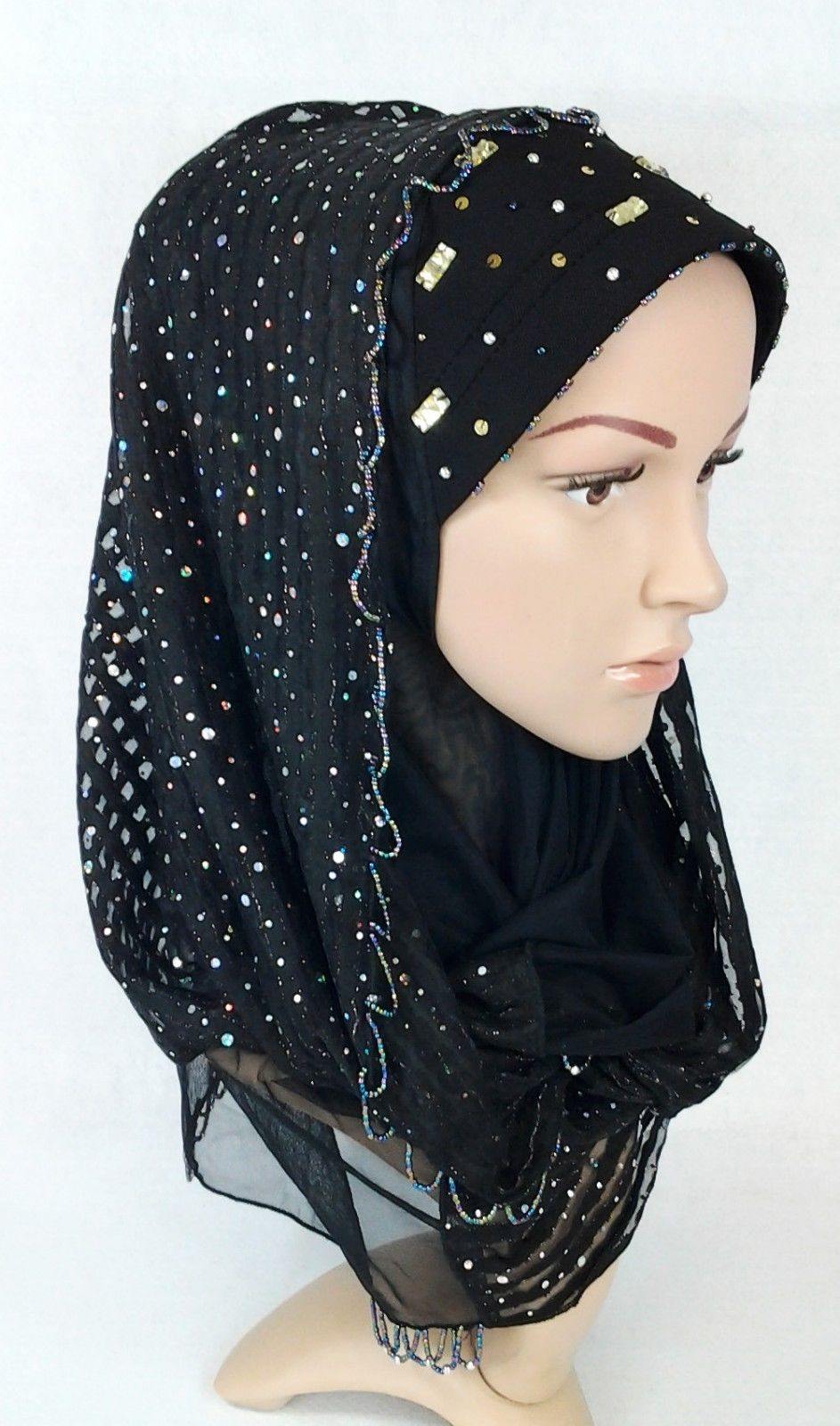 Summer Hijab Islamic Cap Headwear Scarf Shawls