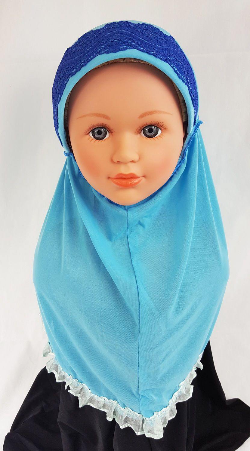 Viscose Baby Kids Children Hijab Islamic Scarf Shawls 1-6T