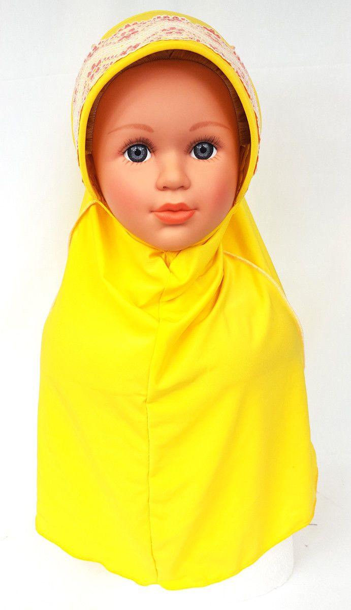 Viscose Baby Kids Children Hijab Islamic Scarf Shawls 3-6T