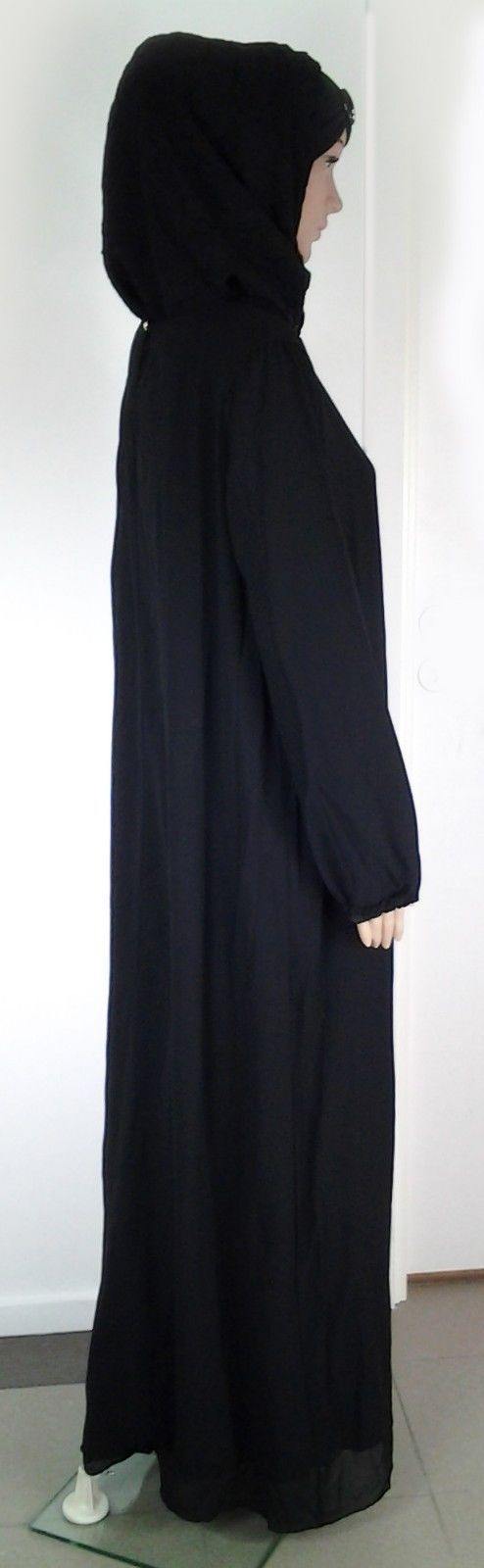 Chiffon Kaftan Islamic Abaya Jilbab Long Sleeve HSZ2001 (US14/16EU44/46UK18/20)