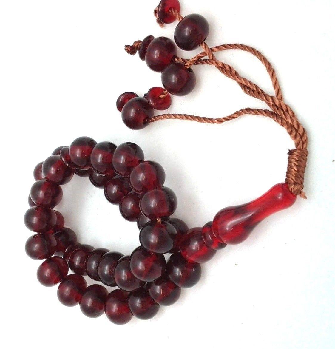 Acrylic TESBÄ°H Islamic Prayer Beads tasbih MASBAHA Misbaha Tasbeeh