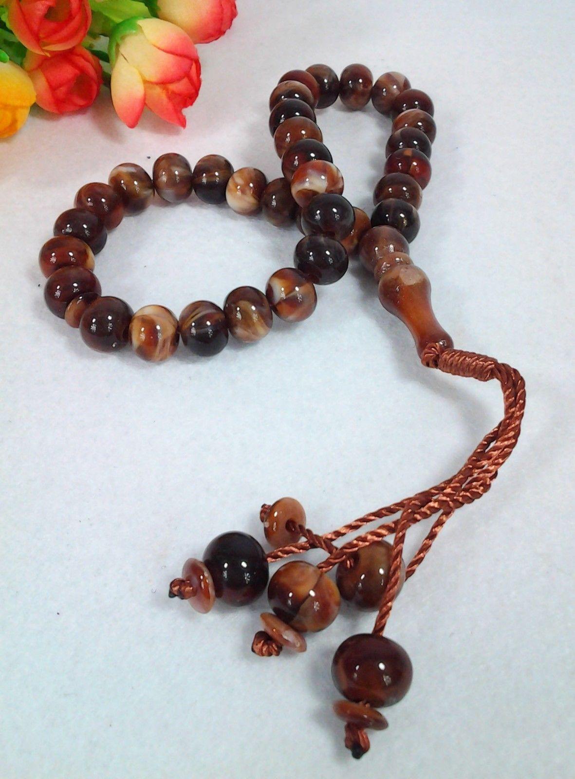 Acrylic TESBÄ°H Prayer Beads tasbih MASBAHA Misbaha Tasbeeh