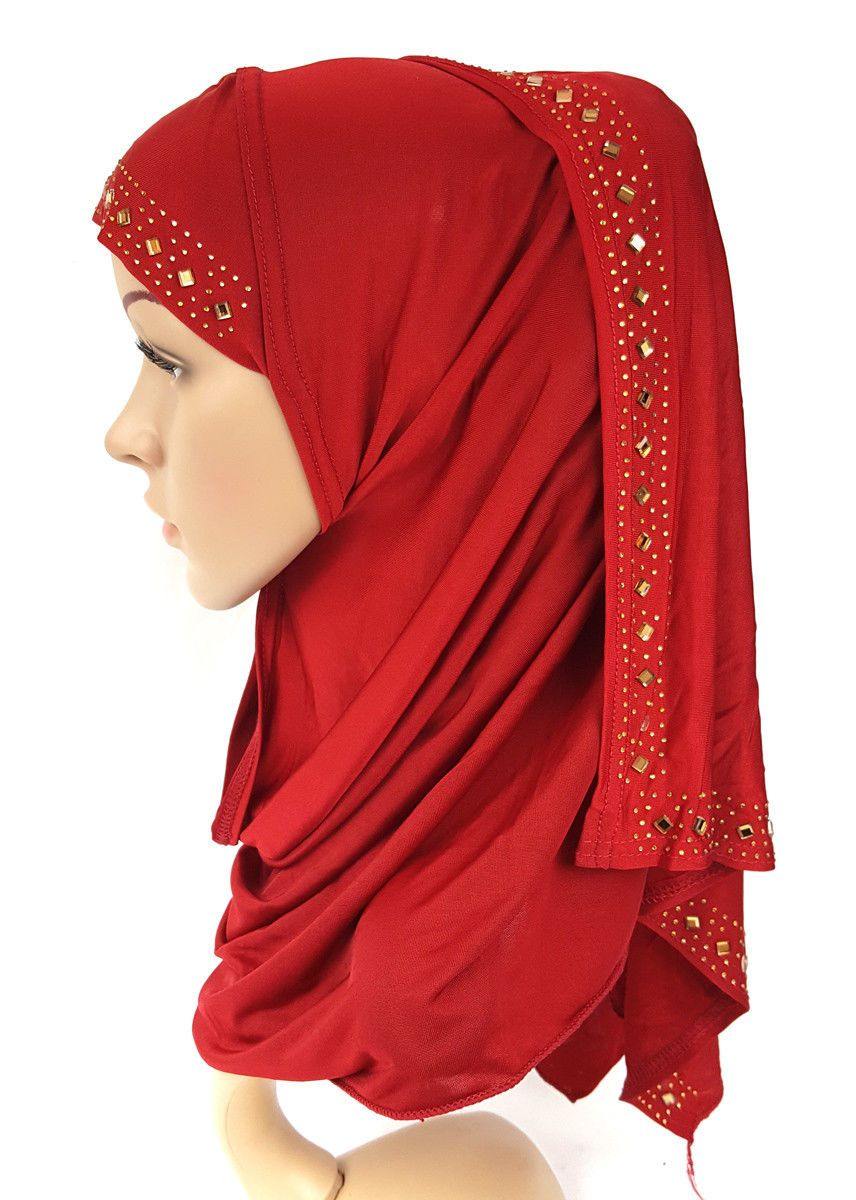 Slip On Instant Amira Style VISCOSE on-the-go Hijab Scarf ASZ0104