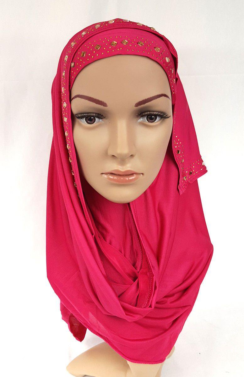 Slip On Instant Amira Style VISCOSE on-the-go Hijab Scarf ASZ0104