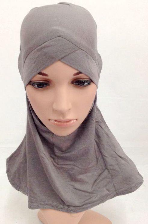 V-Shape Modal Cotton Muslim Women Inner Hijab Caps Islamic Underscarf