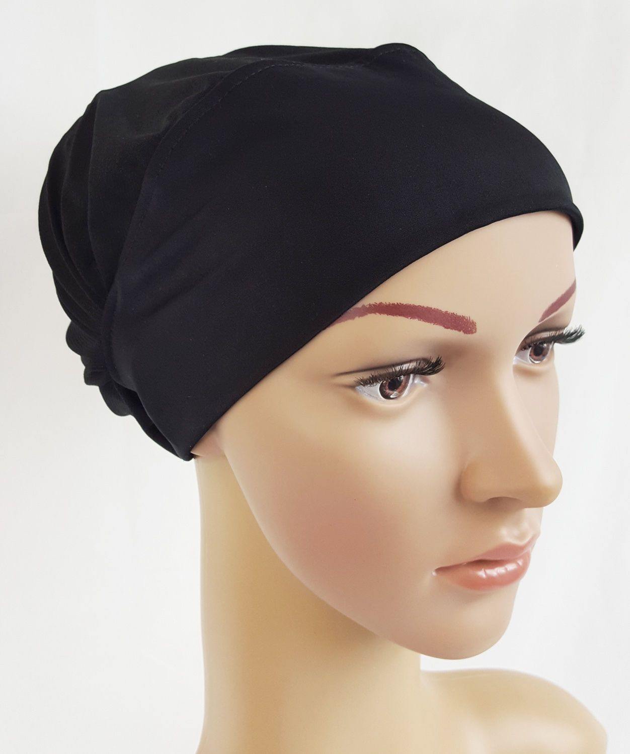 New Crystal Hemp Muslim Inner Hijab Caps Islamic Underscarf Hats Ninja Hija