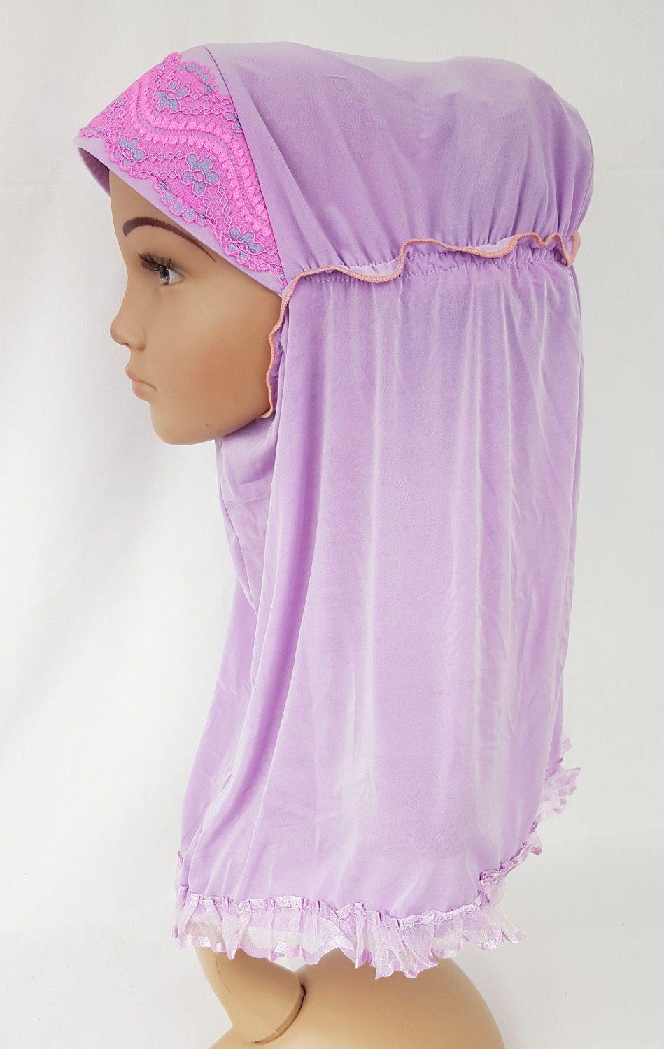 Viscose Baby Kids Children Hijab Islamic Scarf Shawls 1-6T