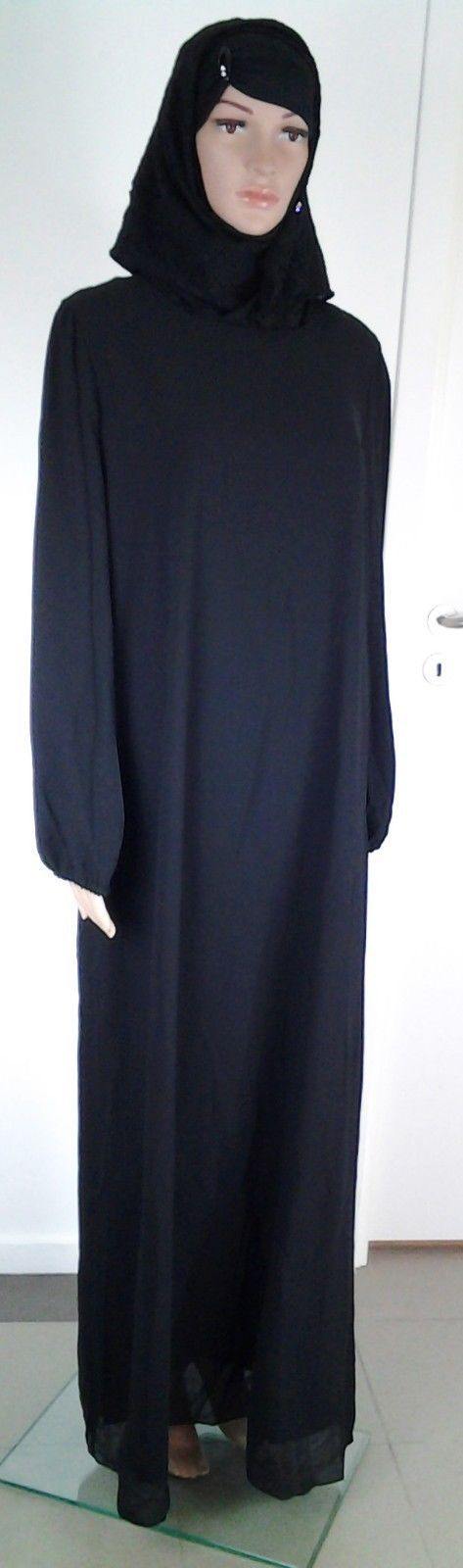 Chiffon Kaftan Islamic Abaya Jilbab Long Sleeve HSZ2001 (US14/16EU44/46UK18/20)