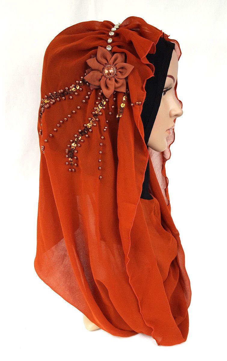 One-piece Amira Hijab Muslim/Islamic Head-wear Easy Wear High Quality