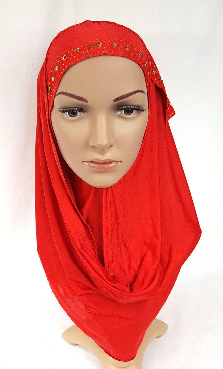 Slip On Instant Amira Style VISCOSE on-the-go Hijab Scarf ASZ0104