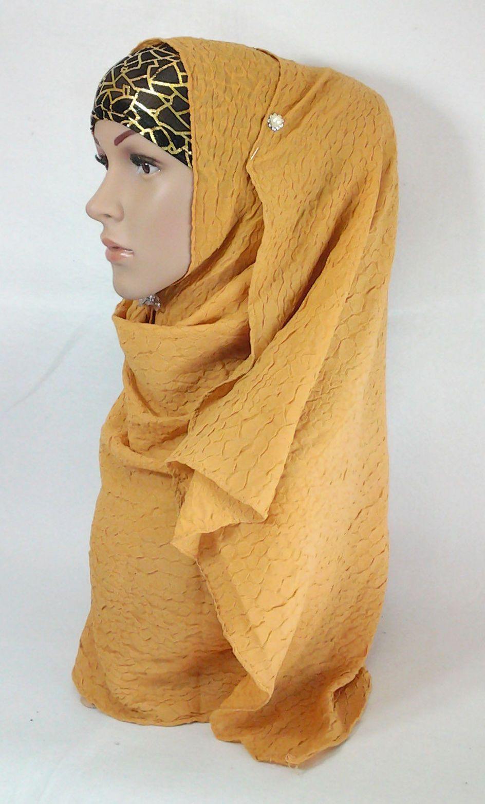 Muslim Hijab Islamic Scarf Shawls Arab Headwear