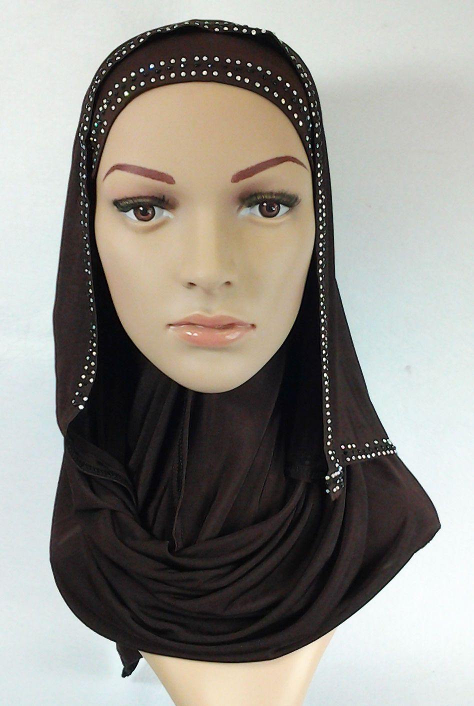 Slip On Instant Amira Style VISCOSE on-the-go Hijab Scarf ASZ0104