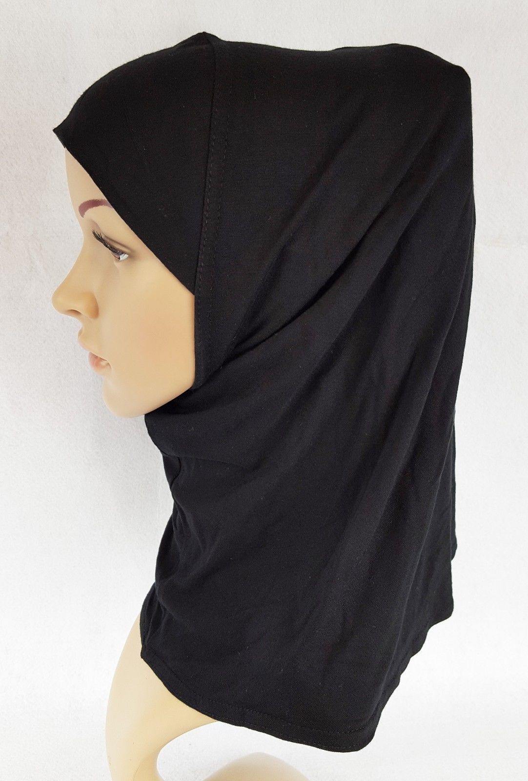 Premium Slip On Instant Egyptian Cotton Muslim Girls Hijab Shawls Wrap Headwear