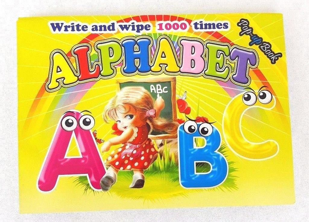 Children Pop-up book (Arabic-English) Pre-School Write&Wipe 1000 Times