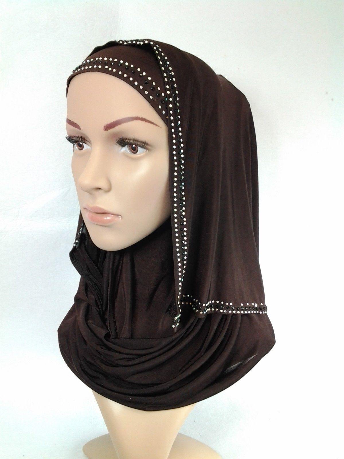 Slip On Instant Amira Style VISCOSE on-the-go Hijab Scarf ASZ0104