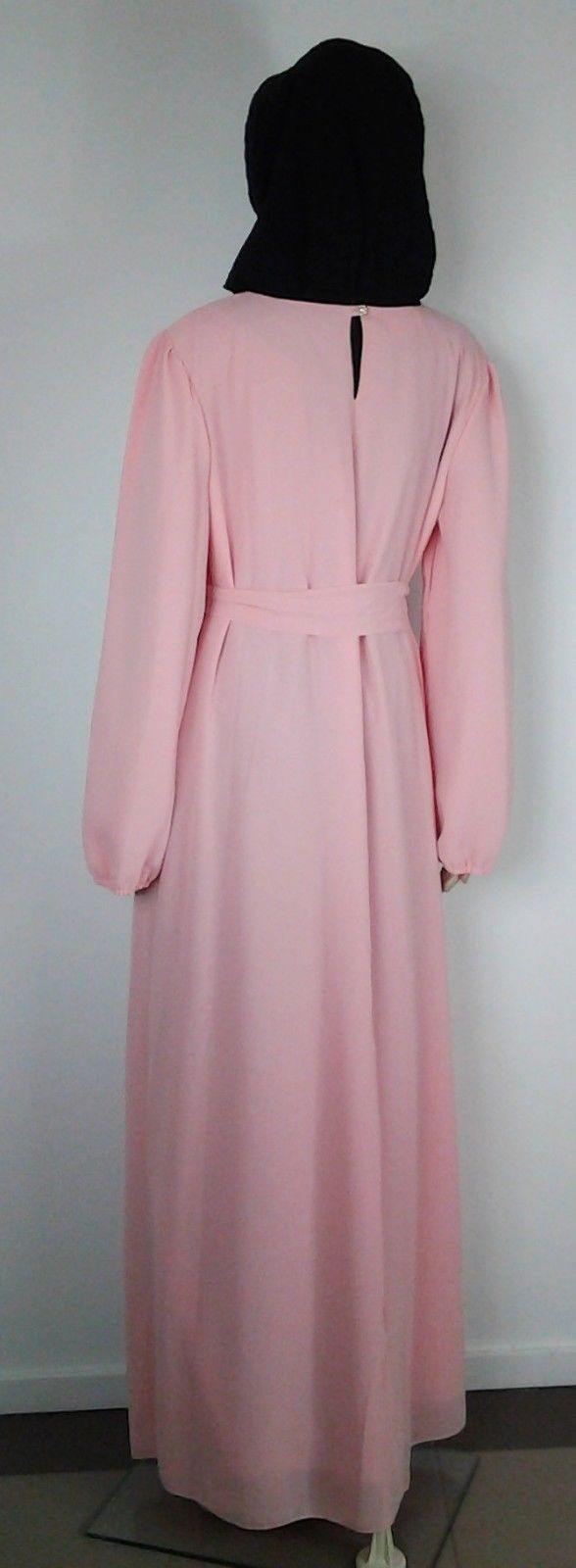 Chiffon Kaftan Islamic Abaya Jilbab Long Sleeve HSZ2001 (US14/16EU44/46UK18/20)