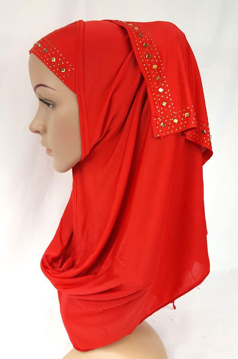 Slip On Instant Amira Style VISCOSE on-the-go Hijab Scarf ASZ0104