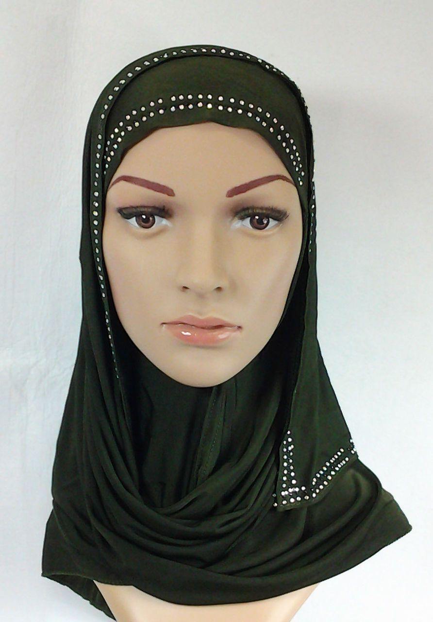 Slip On Instant Amira Style VISCOSE on-the-go Hijab Scarf ASZ0104