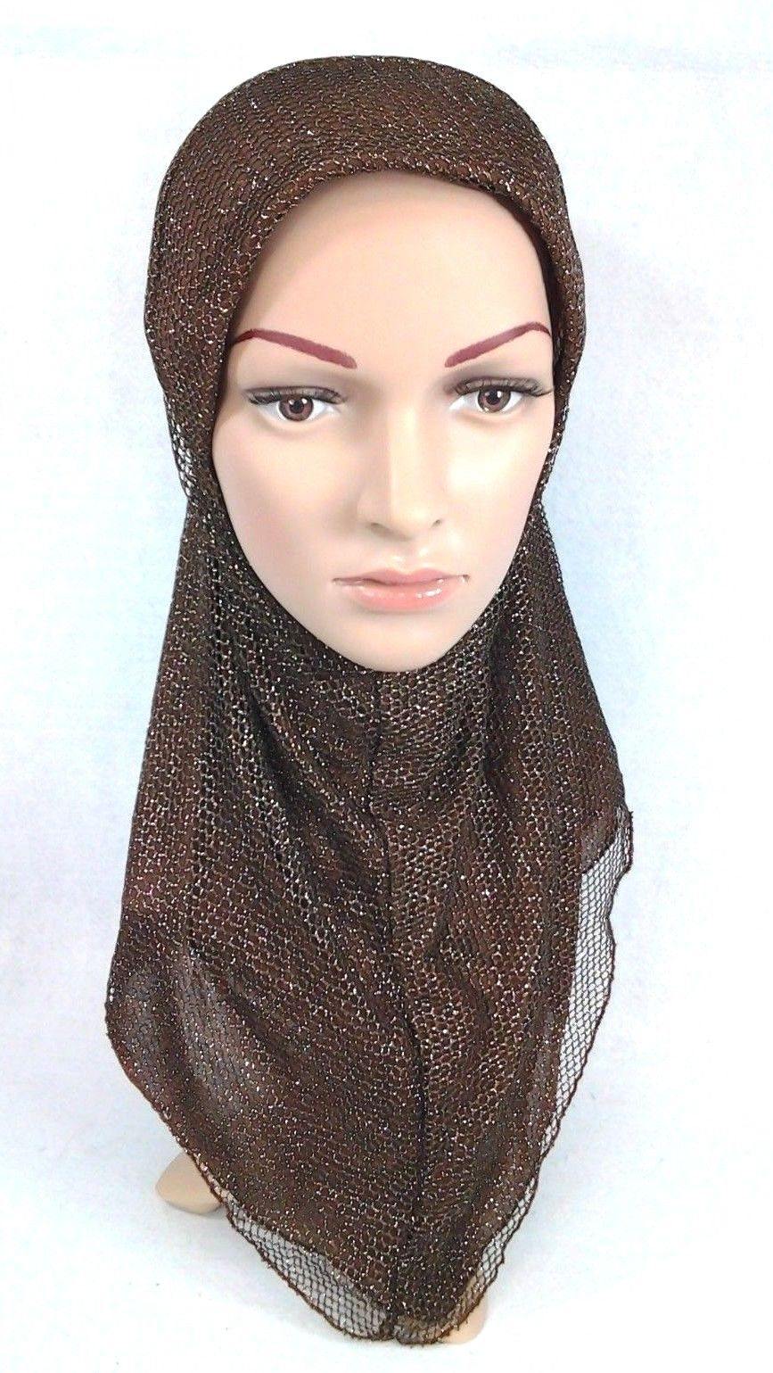 Muslim Hijab Islamic Soft Mesh Hijab/MaxiScarf/ Wrap/Shawl/Slip-on