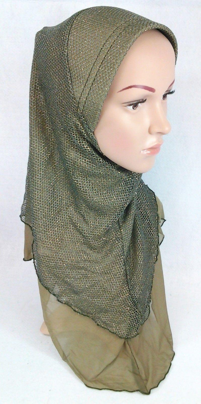 Muslim Hijab Islamic Soft Mesh Hijab/MaxiScarf/ Wrap/Shawl/Slip-on