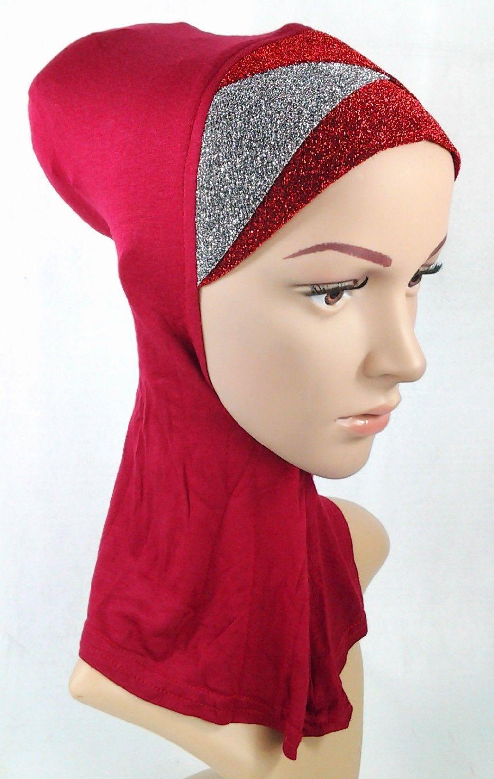 Cotton New Crossover Muslim Inner Caps Islamic Underscarf Ninja Hijab Hair Loss