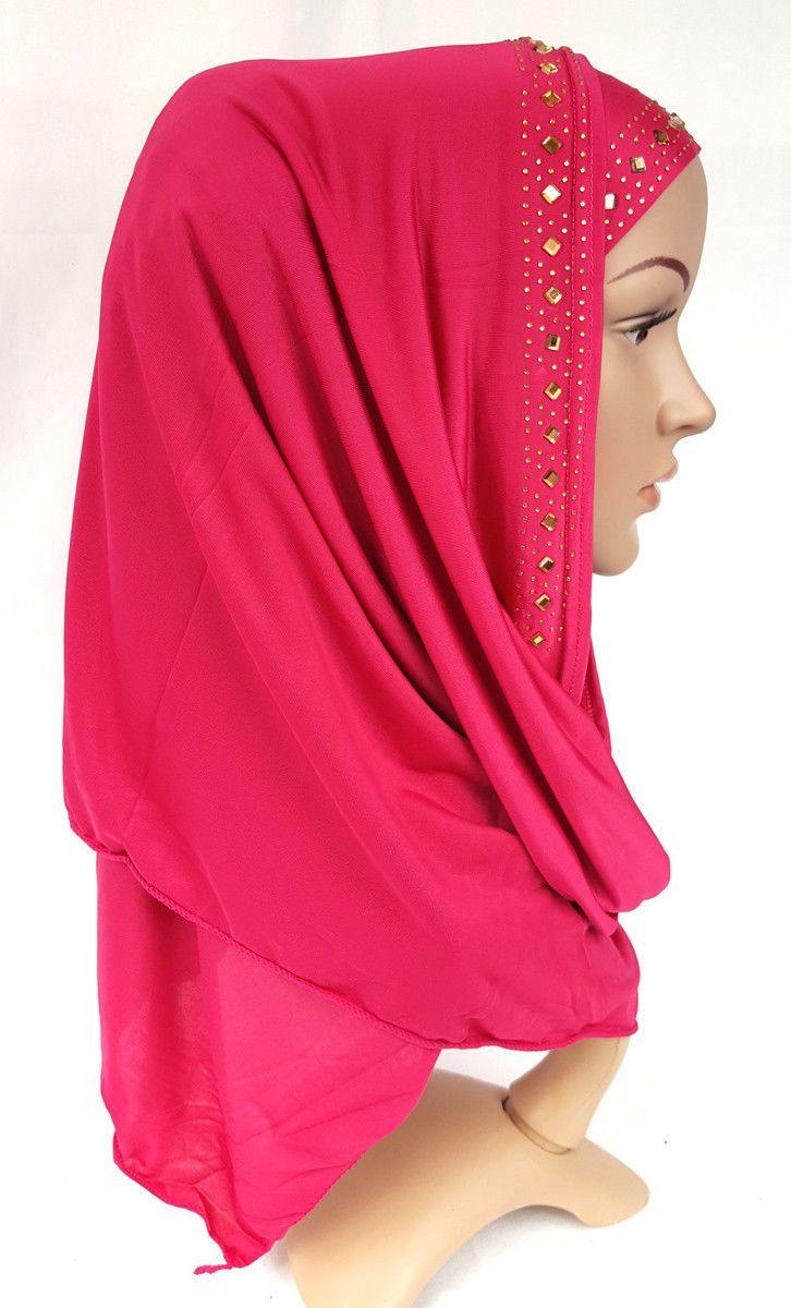 Slip On Instant Amira Style VISCOSE on-the-go Hijab Scarf ASZ0104