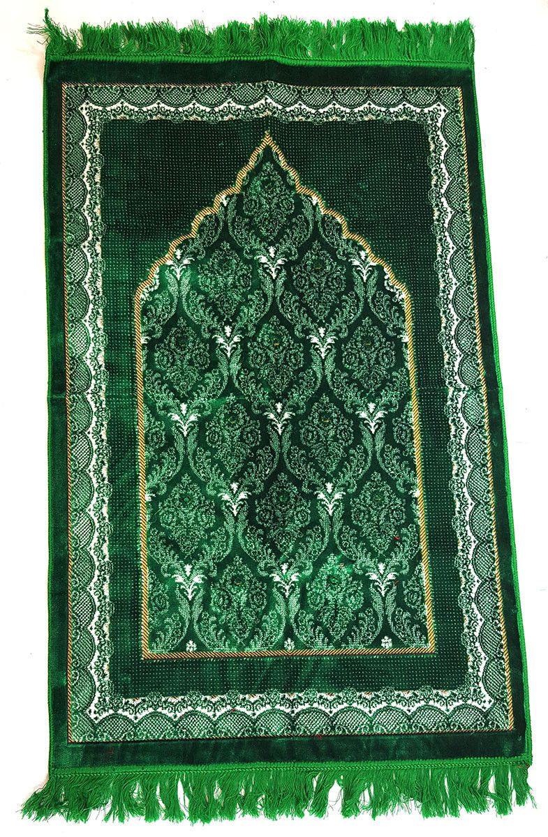 Turkish Soft Islamic Muslim Prayer Rug Namaz Carpet 1.65lbs (43*27inch)