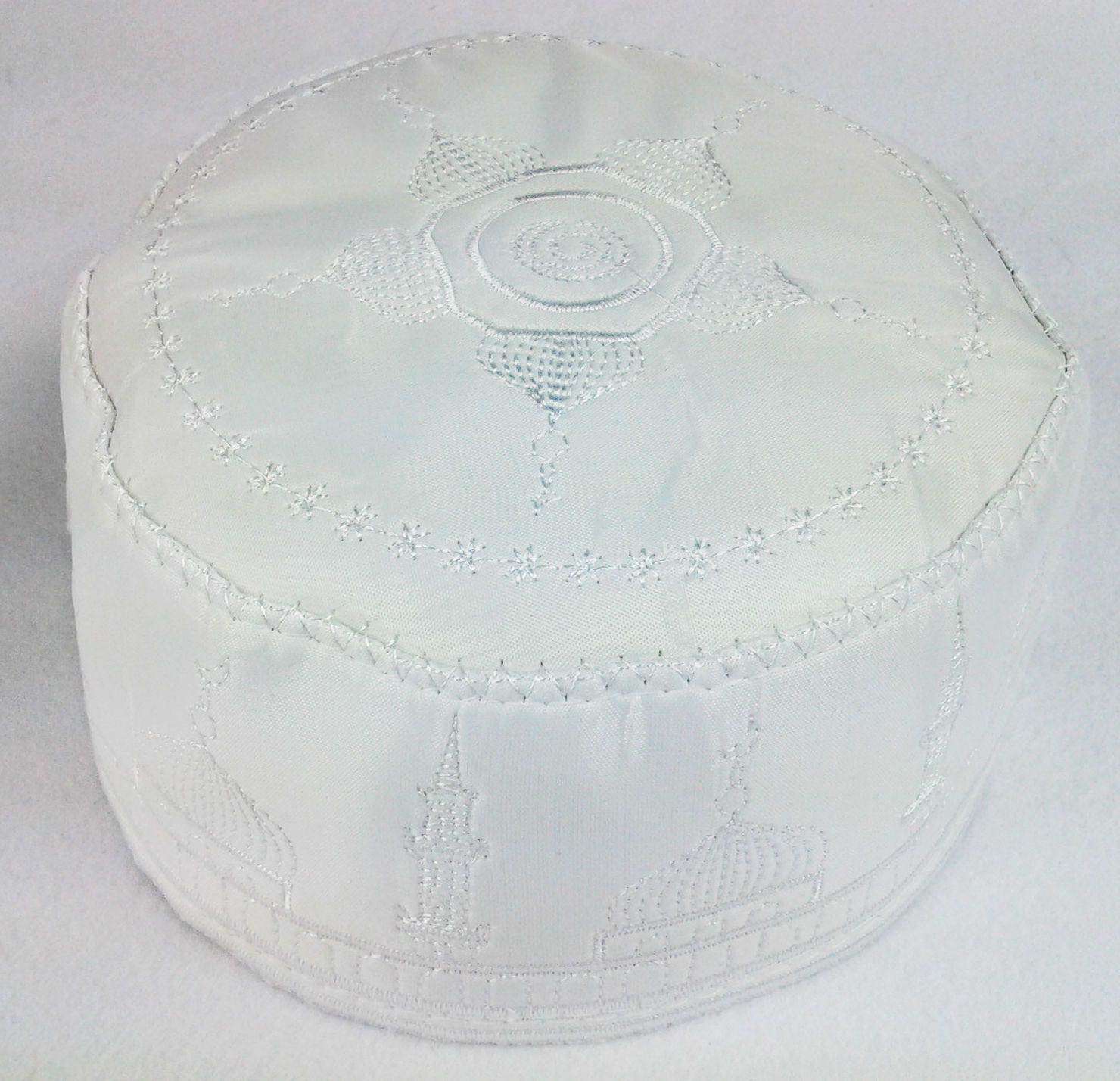 Kofi Topi Tupi Embroidery Cap Hat Muslim Islam Mens Size 56-58