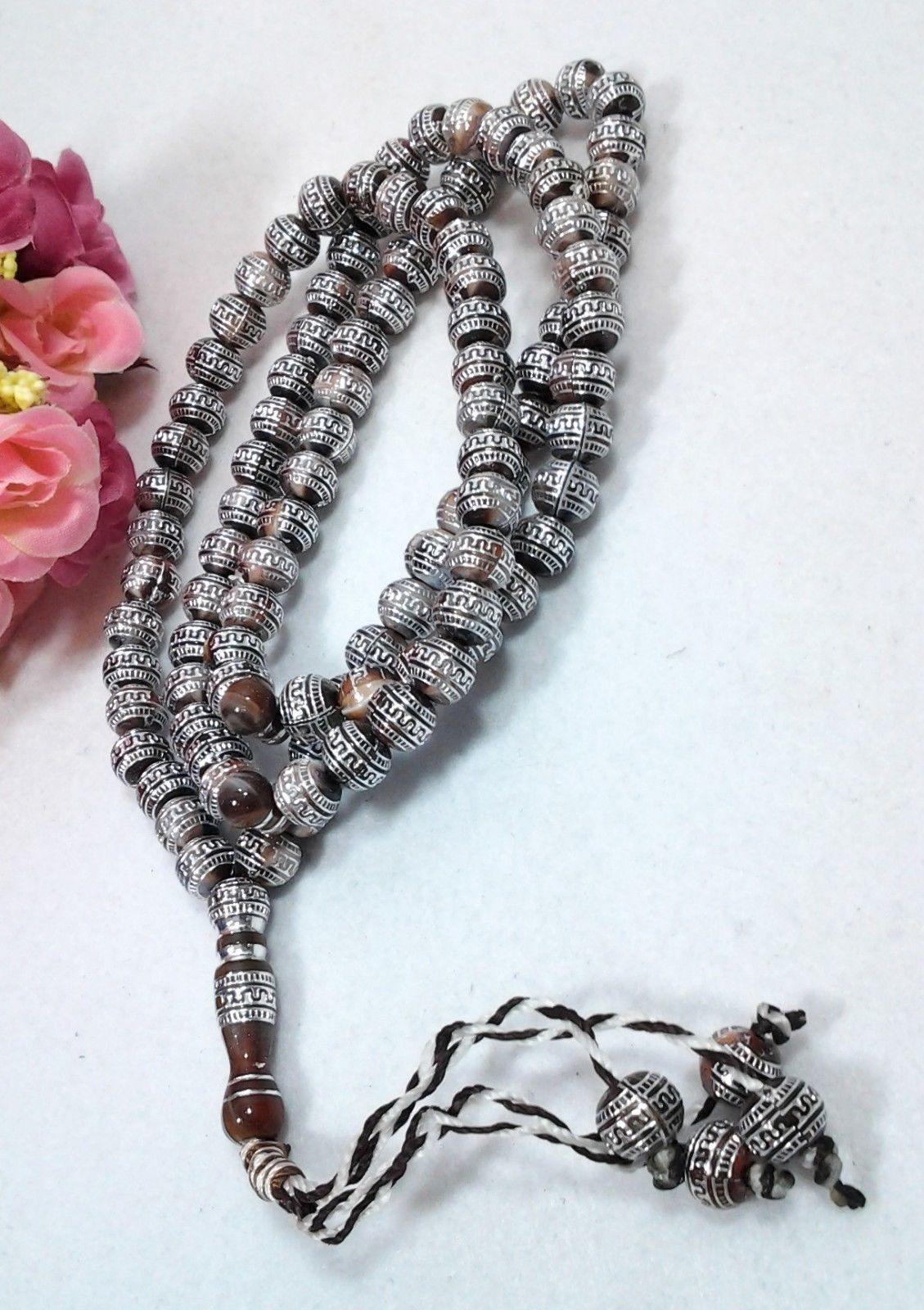 8mm Prayer Beads 99 Misbaha Tasbih Tasbeeh Islamic Salah Masbaha Thikr Allah