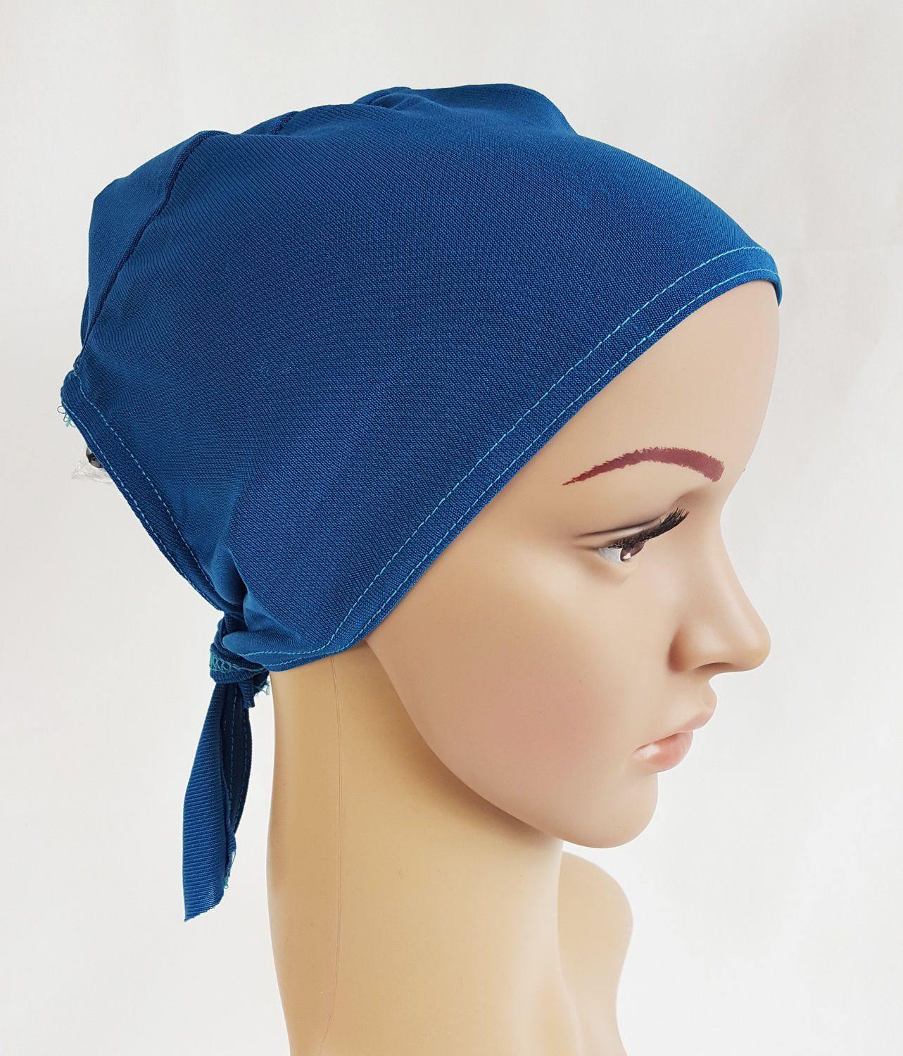 Solid Stretch TieBack UnderHijab Muslim Inner Hijab HairLoss Islamic Underscarf