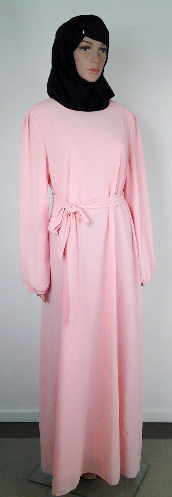 Chiffon Kaftan Islamic Abaya Jilbab Long Sleeve HSZ2001 (US14/16EU44/46UK18/20)