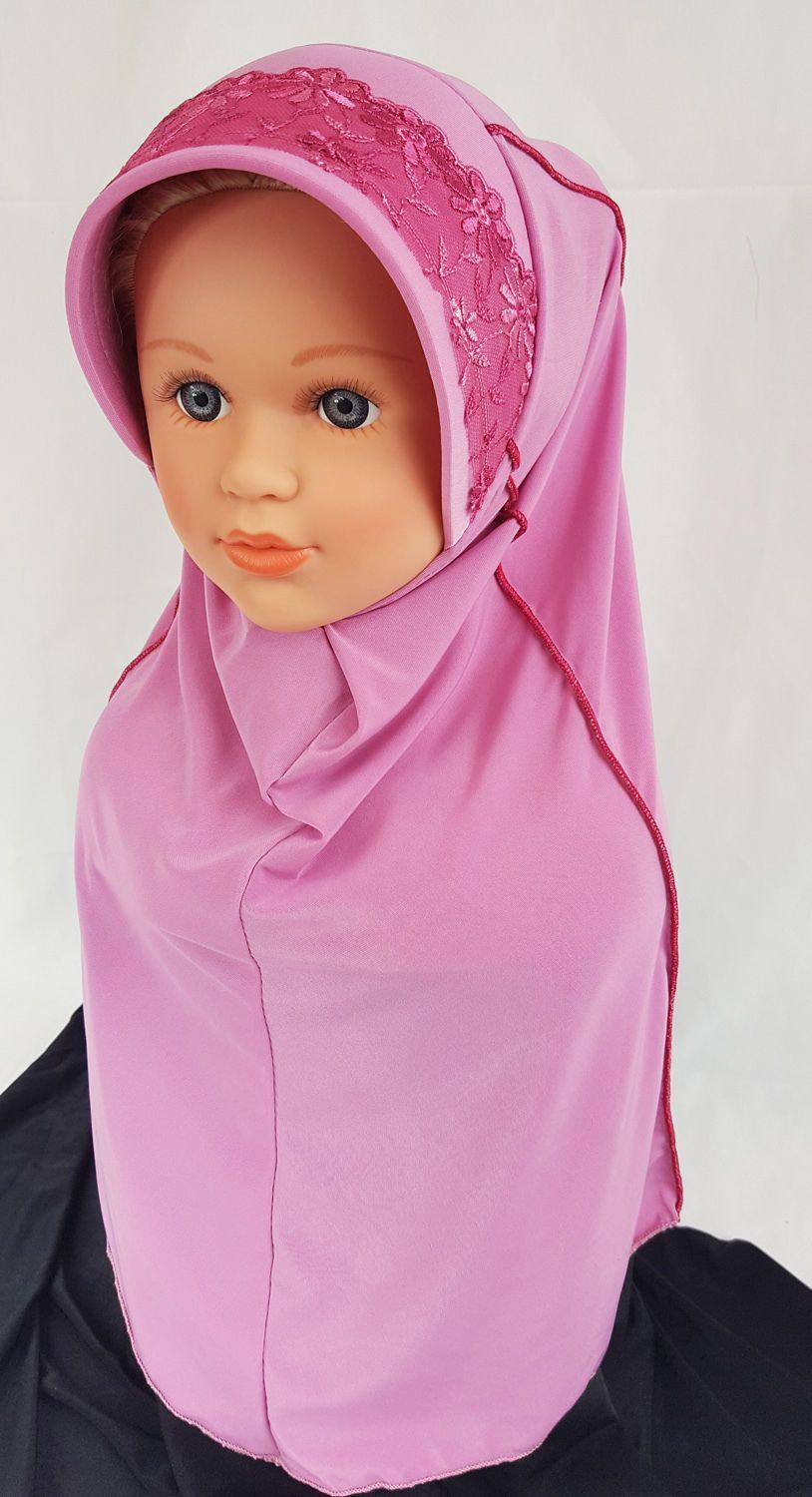 Viscose Baby Kids Children Hijab Islamic Scarf Shawls 3-6T