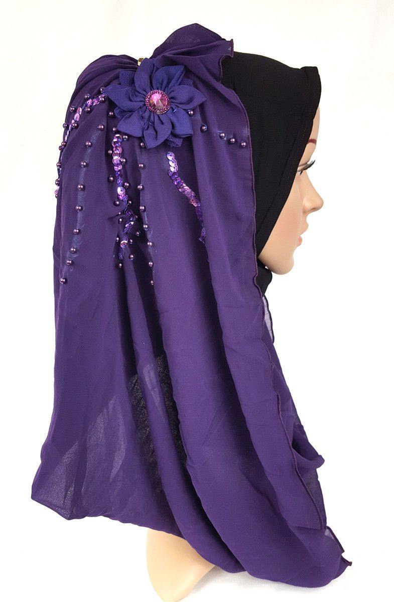 One-piece Amira Hijab Muslim/Islamic Head-wear Easy Wear High Quality