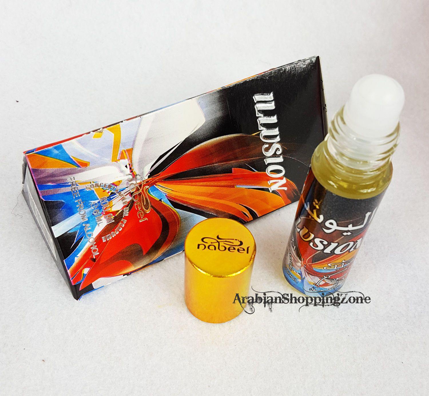 3 PCS Nabeel Perfume Oil Attar Musk/OUD Roll-on 6ML (3 Bottles)