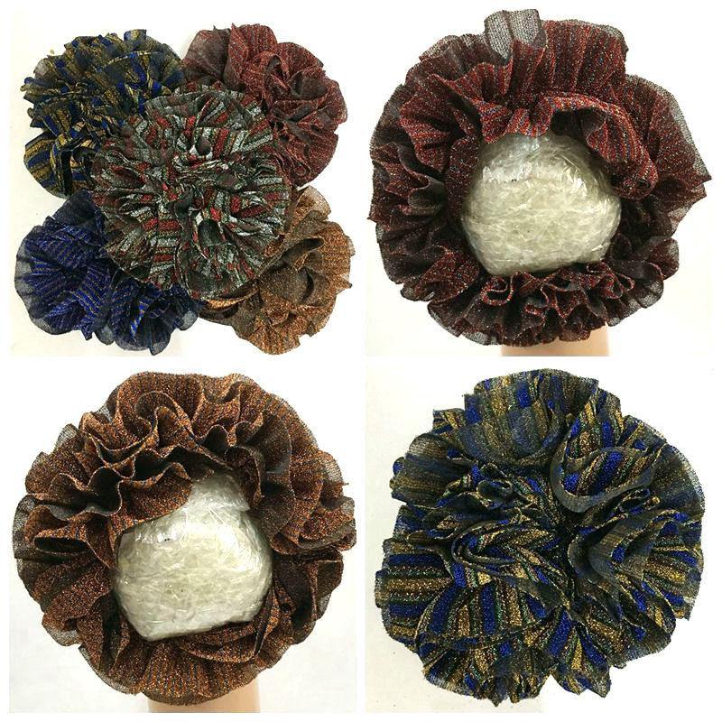 Khaleeji Volumizer Scrunchie Large Maxi Flower Hair Tie Bun Scarf