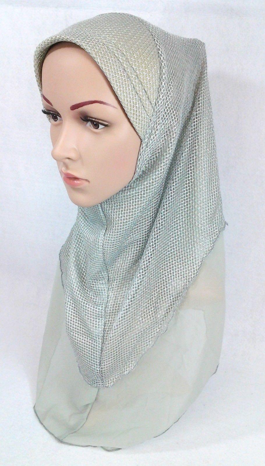 Muslim Hijab Islamic Soft Mesh Hijab/MaxiScarf/ Wrap/Shawl/Slip-on