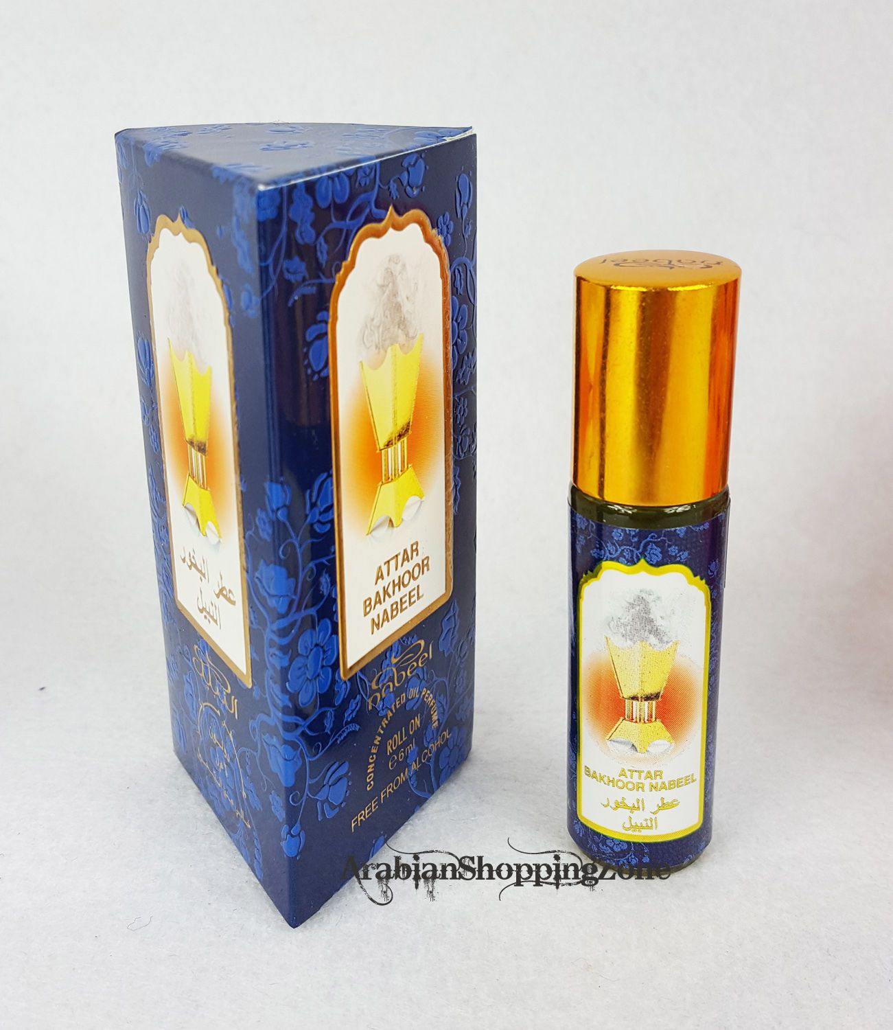 3 PCS Nabeel Perfume Oil Attar Musk/OUD Roll-on 6ML (3 Bottles)