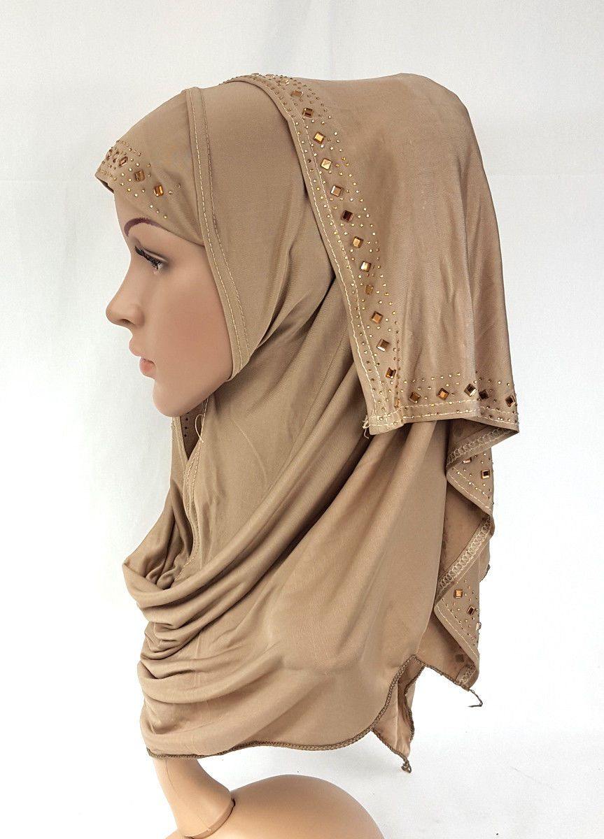 Slip On Instant Amira Style VISCOSE on-the-go Hijab Scarf ASZ0104