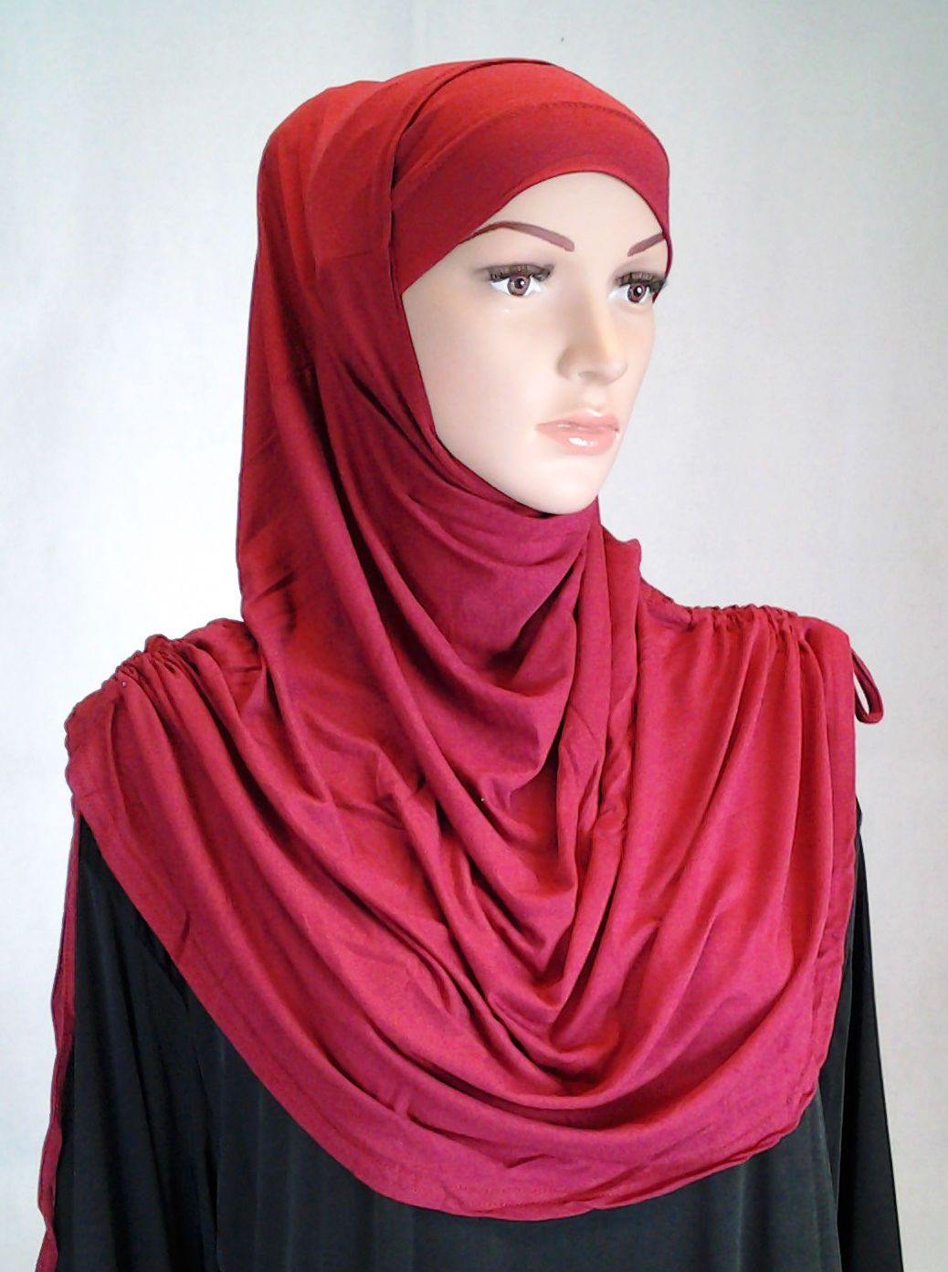 Modal Cotton 2 Piece Amira Hijab Islamic Scarf Shawls Muslim Head Wrap