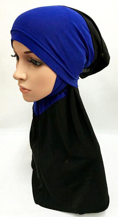 Crystal Linen Amira Muslim Hijab 2-color-Pattern Scarf