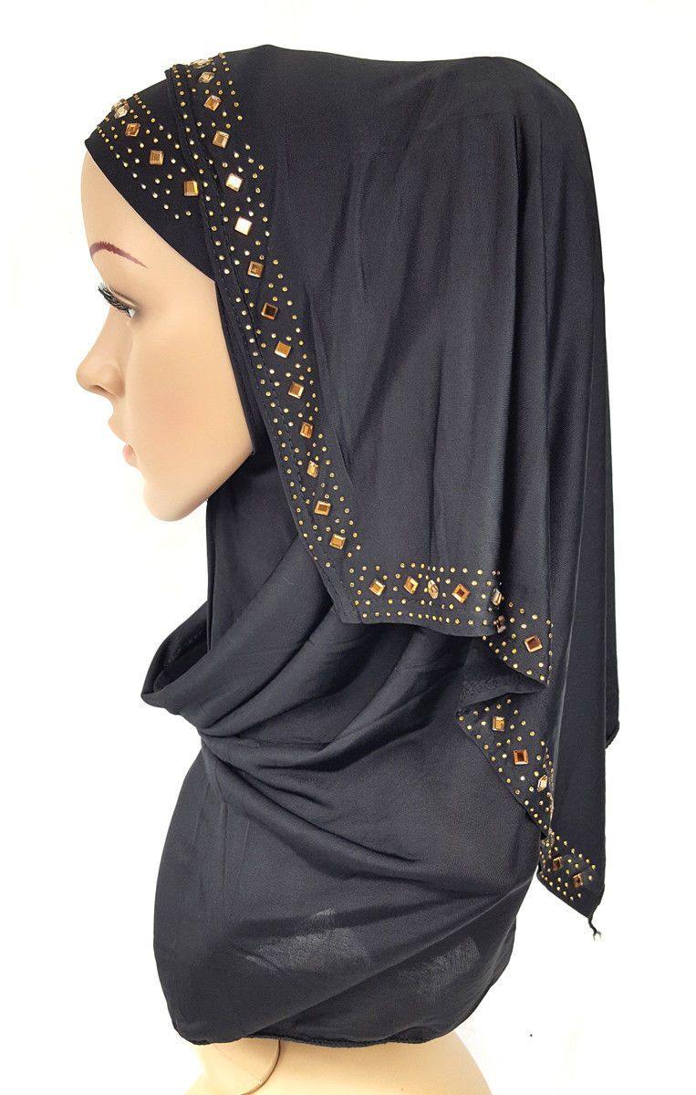 Slip On Instant Amira Style VISCOSE on-the-go Hijab Scarf ASZ0104